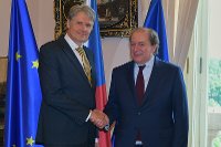 Přijetí generálního sekretáře Středoevropské iniciativy F. Dal Mase u státního tajemníka MZV R. Rubeše