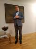 Famous Norwegian writer Thorvald Steen presented his latest novel at the Ambassador's Residence