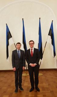 Deputy Minister Chmelař held consultations in Estonia
