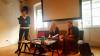 The opening of the literary evening by dr. Jana Šnytová, the Department of Slavistic, Faculty of Arts, University of Ljubljana.