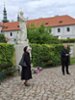 Připomínka významu českých krajanů ve světě u sochy Panny Marie z exilu