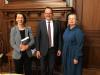 zleva velvyslankyně Lichtenštejnska ve Švýcarsku Doris Frick, honorární konzul ČR v Lichtenštejnsku Thomas Zwiefelhofer, velvyslankyně ČR ve Švýcarsku Kateřina Fialková