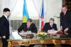 Náměstek Vladimír Galuška a náměstek ministra zahraničí Kazachstánu Rapil Zhoshybayev