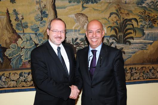 Náměstek Tomáš Dub a náměstek ministra zahraničí Peru José Beraún