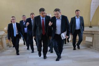 Ministr Zaorálek a Gabriel
