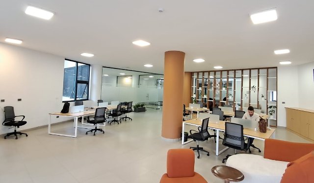 Prostory firemního inkubátoru EuroCham Ethiopia