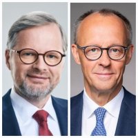Petr Fiala trifft Friedrich Merz