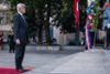 Položení věnce u památníku B. O´Higginse / Ofrenda floral en el monumento de B. O´Higgins