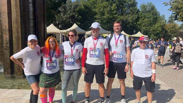 The sports team of the embassy in Ankara took part in a running event Runkara