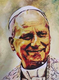 Česká malířka Claudi Ondok předala papeži Lvu XIV. portrét