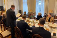 Arbeitsfrühstück mit der Völkerrechtsexpertin Prof. Veronika Bílková