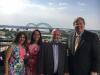 11_Amb.Kmonicek w.wife Indira, Mayor Strickland and Board Chair Wright