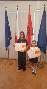 Albanian Students Awarded Honorable Mention at the 53rd International Children’s Exhibition of Fine Arts Lidice 2025