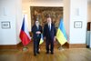 Ministr Lipavský představil ukrajinskému ministrovi  zahraničí české projekty, kterými Česko pomáhá v Ukrajině/Minister Lipavský Presented to his Ukrainian Counterpart  Projects that Czechia is Helping in Ukraine 