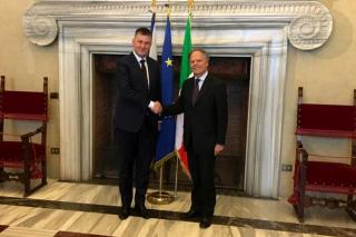 Ministr Petříček jednal v Římě s šéfem italské diplomacie Milanesim 