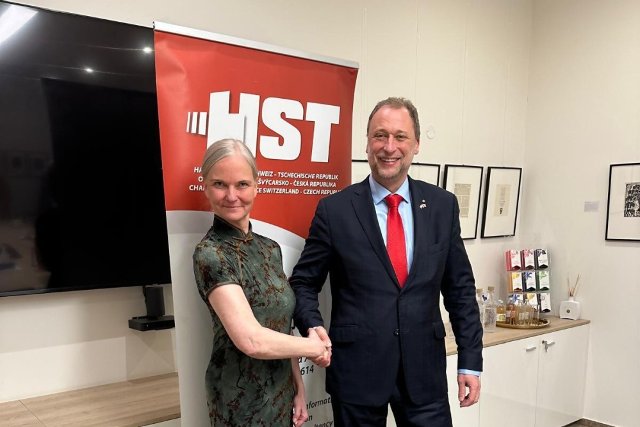 Manager HST B. Kment und Botschafter T.J. Podivínský