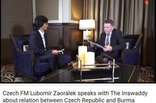 Ministr Lubomír Zaorálek pro The Irrawaddy