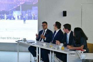 Minister Lipavský presented the Czech conceptions for EXPO 2025 in Osaka; the General Commissioner is Ondřej Soška