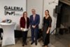 S. Baborovská, kurátorka, M. Dvořák, ministr pro evropské záležitost a A. Syková, konzulka velvyslanectví