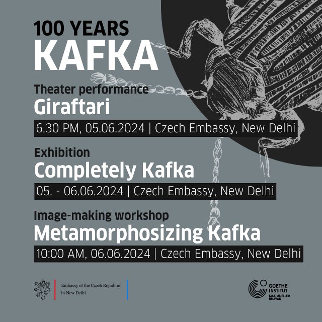 We are celebrating Franz Kafka!