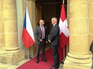 Lubomír Zaorálek und Didier Burkhalter