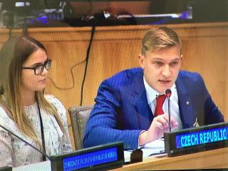 Czech Youth Delegates Addressed the UN