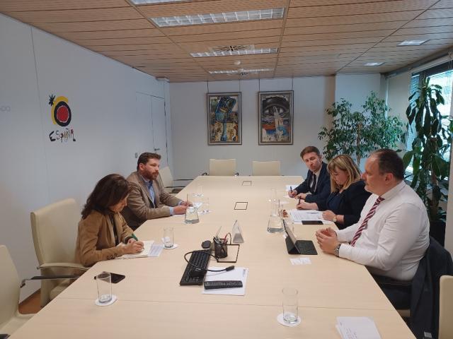 El encuentro en el Ministerio de Industria, Comercio y Turismo. 