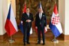 Ministr Lipavský přivítal v Praze chorvatského ministra zahraničí Grliće Radmana / Minister Lipavský Welcomed Croatian Foreign Minister Grlić Radman in Prague 