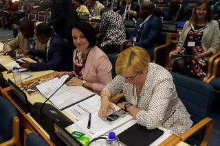 Paní ministryně Ing. Karla Šlechtová s českou delegací