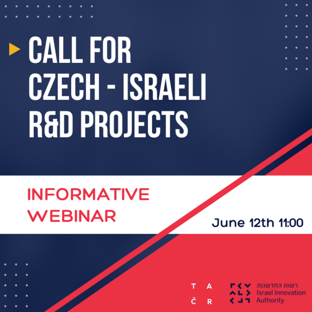 Call for Czech - Israeli R&D projects