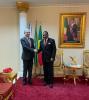 Ambassador Krejci and Minister of Foreign Affairs Jean-Claude Gakosso 