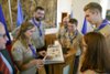 Ministr Lipavský přivítal na MZV české skauty, kteří se účastnili světového jamboree