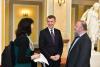 PM Babis w.Ambassador Kmonicek before meeting P.Ryan