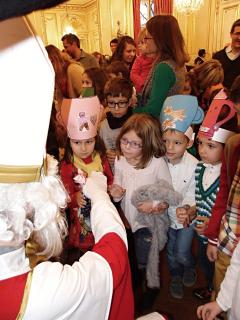 La fête de Saint-Nicolas.