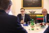 Ministr Lipavský v Praze přivítal ministra zahraničních věcí Litvy Kęstutise Budryse / Minister Lipavský welcomed Lithuanian Foreign Minister Kęstutis Budrys in Prague.