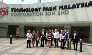 At the Malaysia Technology Park in Kuala Lumpur