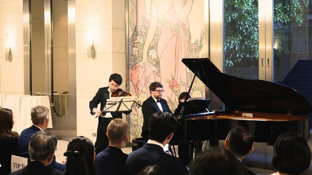 Koncert na počest zahájení mezinárodního hudebního festivalu Pražské jaro 2024.