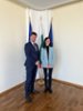 Vicepremiérka a ministryně zahraničí Mariya Gabriel a velvyslanec Lukáš Kaucký