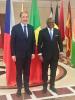 Velvyslanec Marek Skolil a ministr zahraničních věcí Beninu / H.E. Marek Skolil with Minister of Foreign Affaires of Benin / S.E. Marek Skolil et Ministre des Affaires Etrangers du Benin