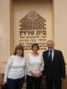 Ambassador Ivo Schwarz with director Tami Kimberg and holocaust researcher Margalit Shlain