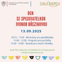 Den se spisovatelkou Ivonou Březinovou