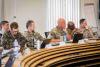 Panel discussion at Baltic Defense College was attanded by students of the officers course.