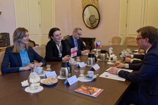Deputy Minister Chmelař held talks with the State Minister of Georgia for Reconciliation and Civic Equality 