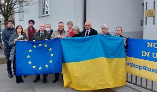 Diplomatický sbor vyjádřil solidaritu s Ukrajinou