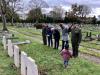 Bowing together at the graves of Czechoslovak airmen fighting in the ranks of RAF