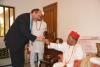 Velvyslanec u krále Asaby / Ambassador received by the Asagba of Asaba / Ambassadeur est reçu par le Roi d'Asaba