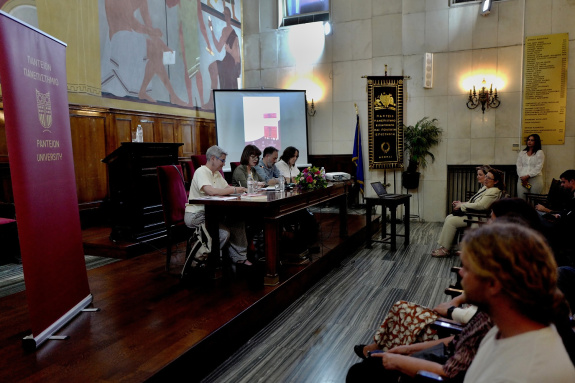 Prezentace knihy Homecoming na Univerzitě Panteion